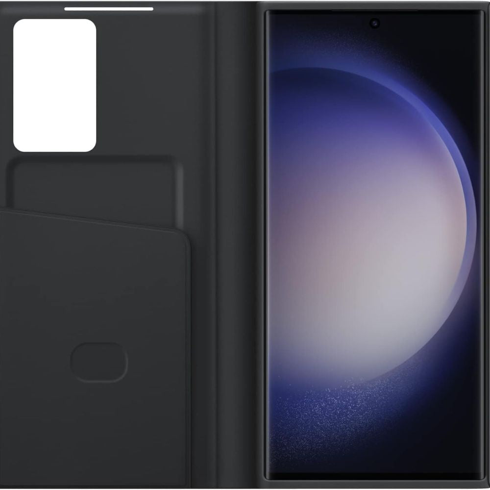 Flex Armor Premium Smart View Wallet Case for Samsung Galaxy S23 Ultra | Card Holder & Clear View Window