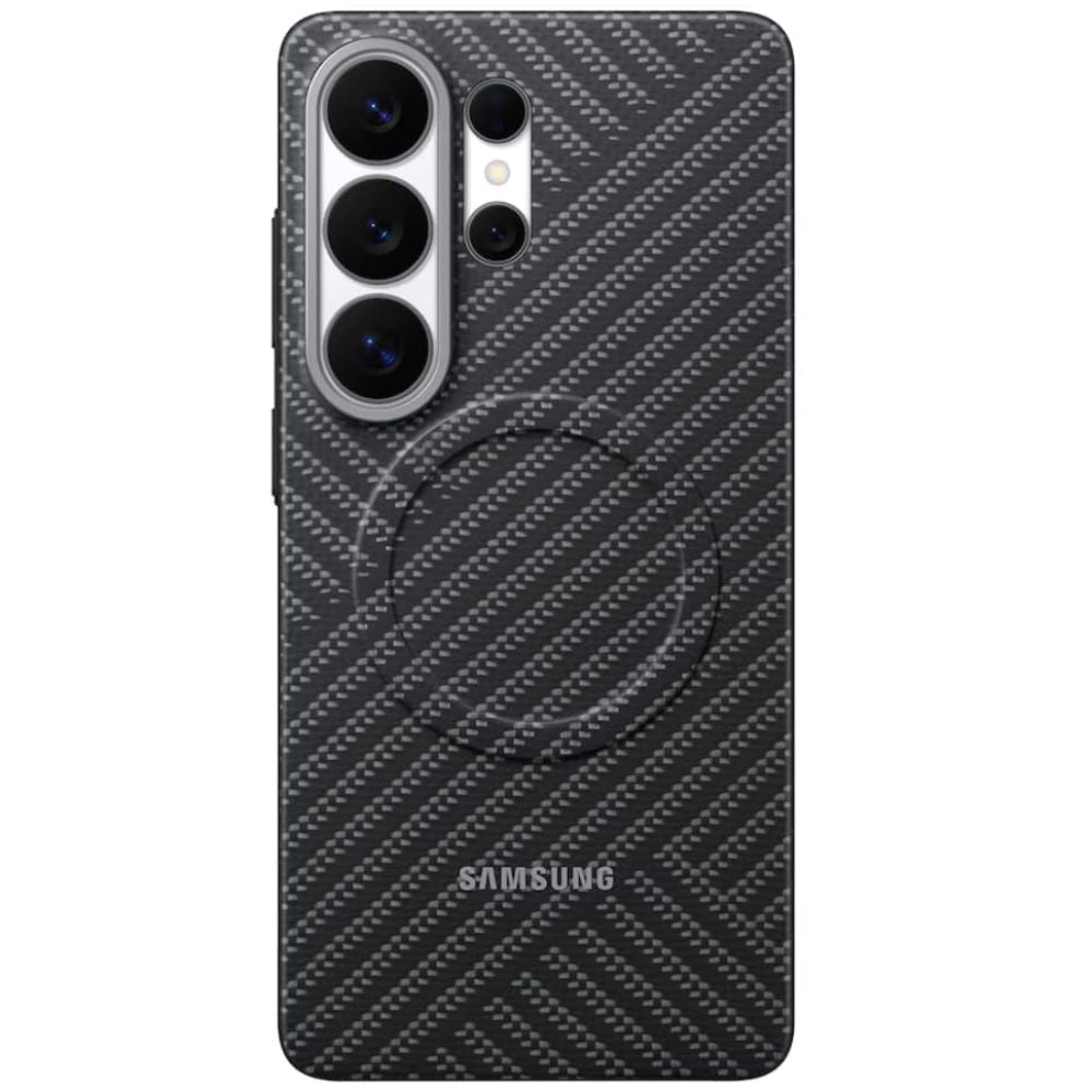 Carbon Magnetic Flex Armor Case for Samsung Galaxy S26 Ultra (2026) – MagSafe Compatible & Shockproof Protection