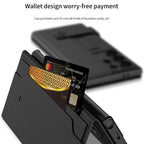 Samsung Galaxy S25 Ultra Premium Leather Wallet Case | Magnetic Flip Cover with Card Slots & Stand (Copy)