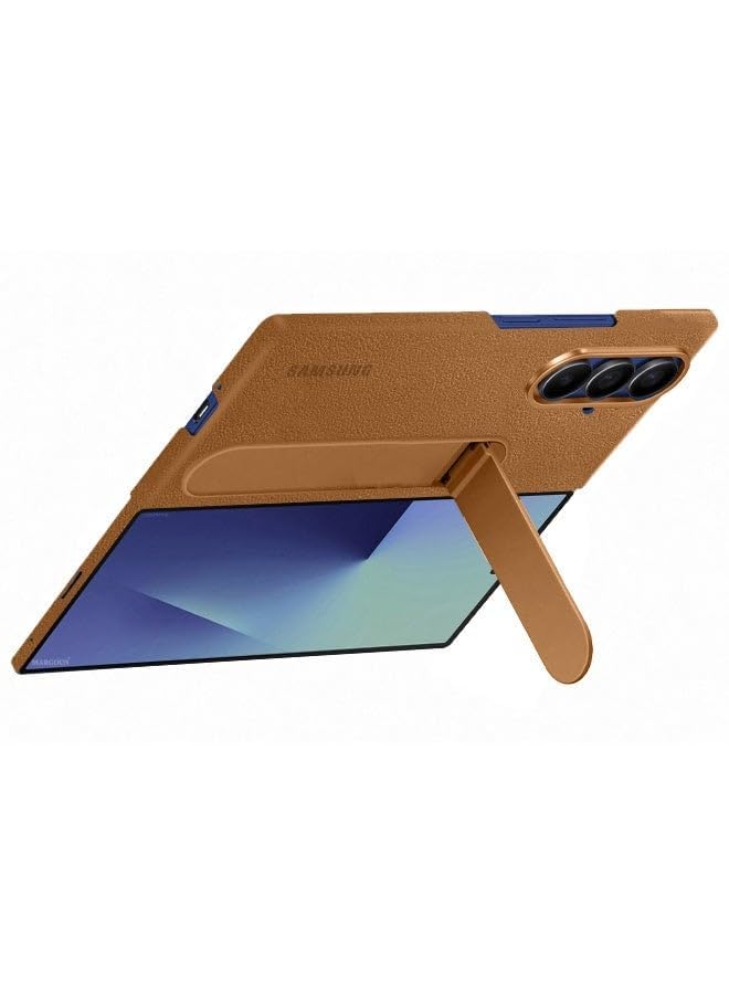 FlexArmor Kindsuit Leather Case for Samsung Galaxy Z Fold 7 | Built-In Screen Protector, Kickstand & Slim Protection
