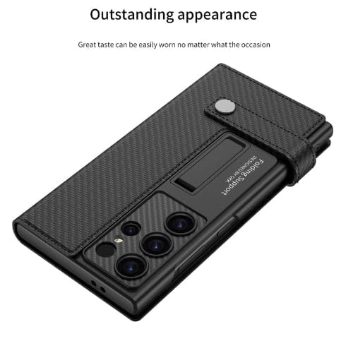 Samsung Galaxy S25 Ultra Premium Leather Wallet Case | Magnetic Flip Cover with Card Slots & Stand (Copy)