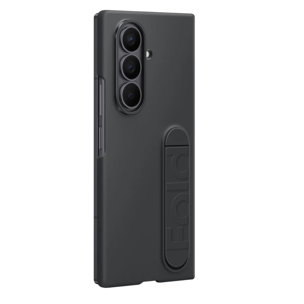 Ultra Hybrid Premium Original Front and Back Case Compatible with Samsung Galaxy Z Fold 8 Ultra (2026) Case/Cover with Stand Protection | Silicone Cover with Kickstand, Black