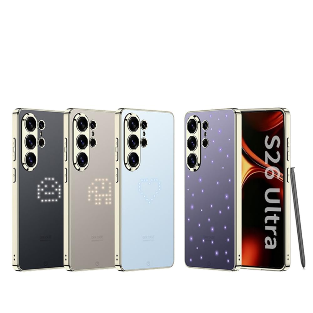 Samsung Galaxy S26 Ultra Crystal Hybrid Case – NFC Light Effects, AG Matte & Drop Protection