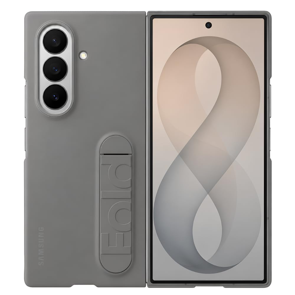 Ultra Hybrid Premium Original Front and Back Case Compatible with Samsung Galaxy Z Fold 8 Ultra (2026) Case/Cover with Stand Protection | Silicone Cover with Kickstand, Black
