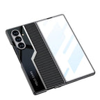 FlexArmor Ultra Hybrid Leather Case for Samsung Galaxy Z Fold 7 | Built-In Glass Screen Protector, Magnetic Charging & Camera Protection
