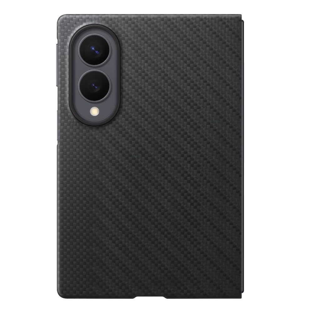Ultra Hybrid Compatiible with New Samsung Galaxy Z Fold 8 / Wide Ultra Case (2026) Official Carbon Shield Phone Case, Sleek, Tough, Durable, Ultraslim, Free 2 Screen Protector, Black