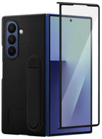 FlexArmor Kindsuit Leather Case for Samsung Galaxy Z Fold 7 | Built-In Screen Protector, Kickstand & Slim Protection