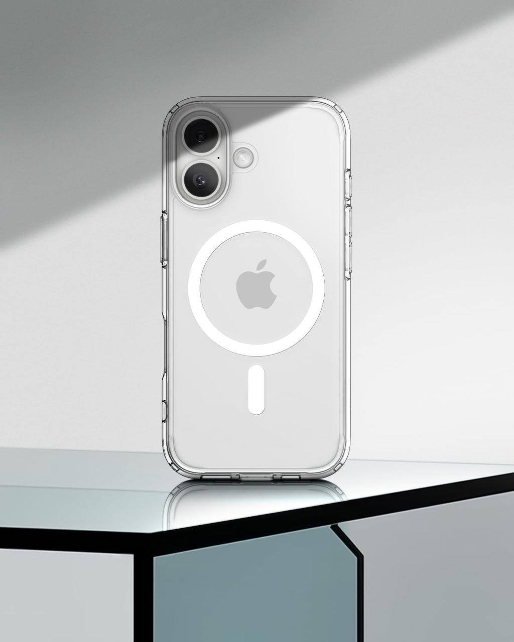 Flex Armor iPhone 17 Clear Case | Crystal Transparent Magsafe Hybrid Back Cover | TPU + Polycarbonate Shockproof Protection