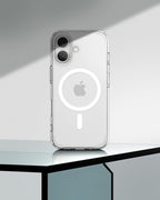 Flex Armor iPhone 17 Clear Case | Crystal Transparent Magsafe Hybrid Back Cover | TPU + Polycarbonate Shockproof Protection