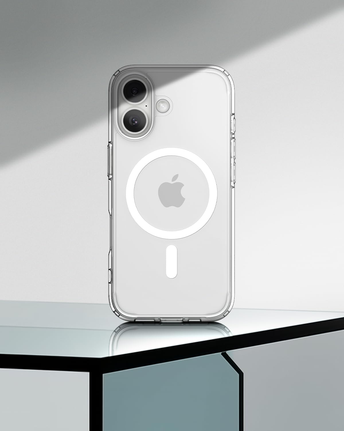 Flex Armor iPhone 17 Clear Case | Crystal Transparent Magsafe Hybrid Back Cover | TPU + Polycarbonate Shockproof Protection