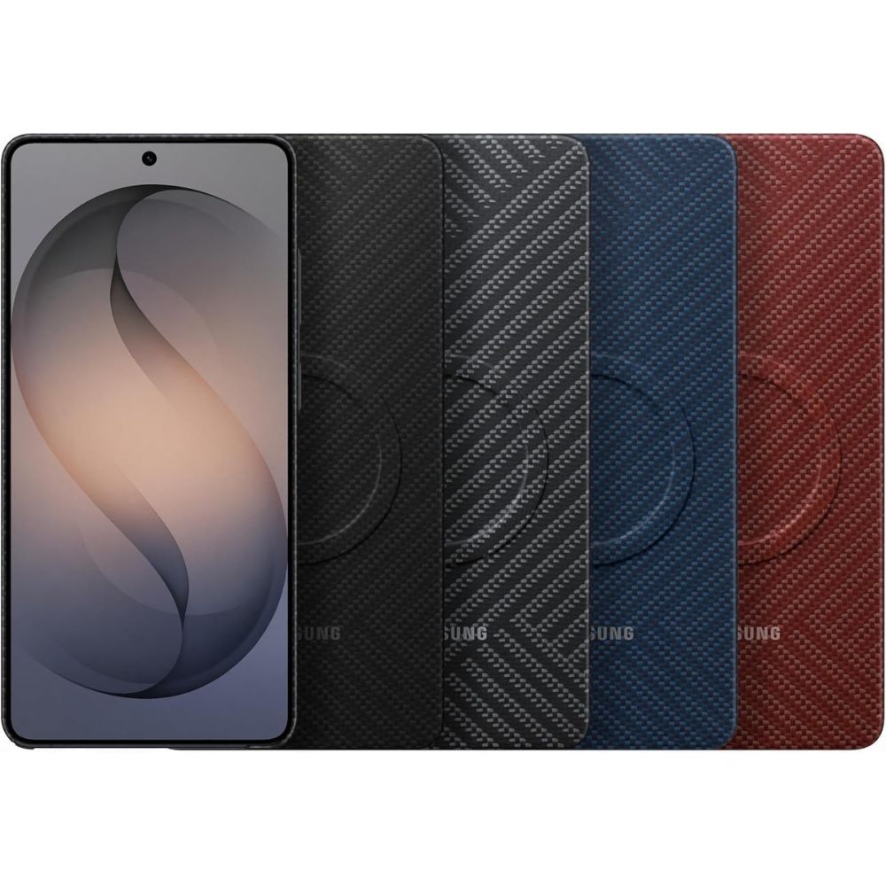 Carbon Magnetic Flex Armor Case for Samsung Galaxy S26 Ultra (2026) – MagSafe Compatible & Shockproof Protection