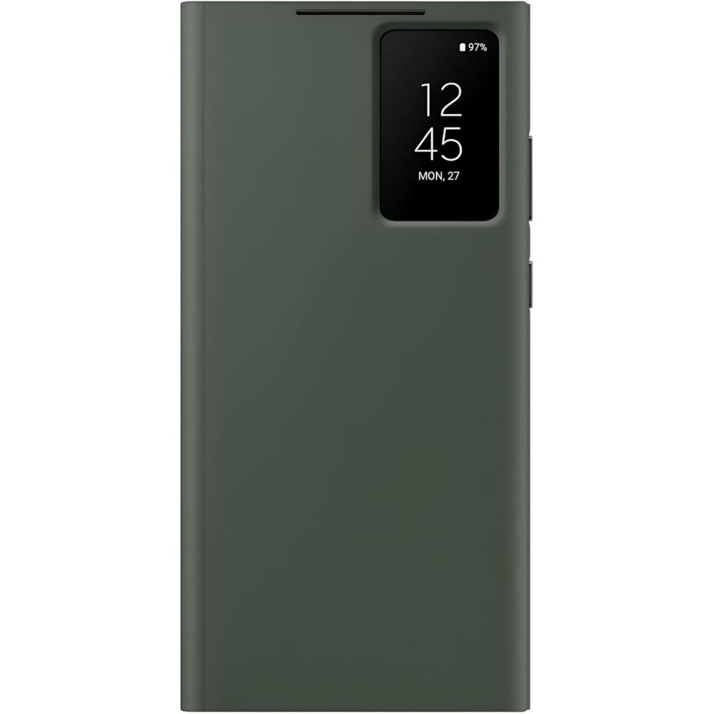 Flex Armor Premium Smart View Wallet Case for Samsung Galaxy S23 Ultra | Card Holder & Clear View Window