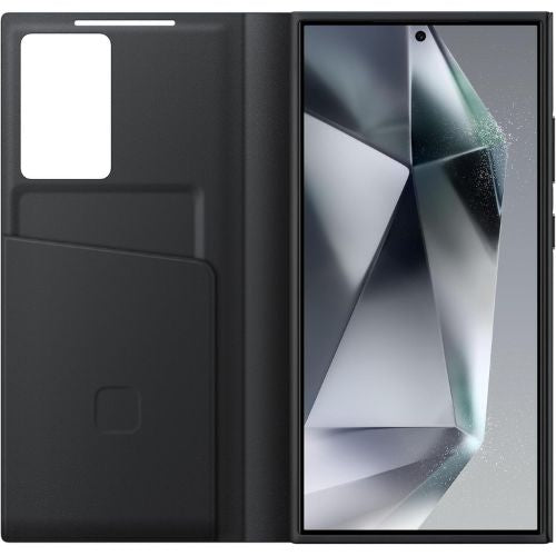 Flex Armor Leather Ultra Hybrid for Samsung Galaxy S22 Ultra S-View Wallet Phone Case,Protective Cover with Smart Small Screen View,Finger Tap Control,Card Holder Pocket