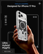Spigen Ultra Hybrid MagFit Back Cover Case Compatible with iPhone 17 Pro Max (TPU + Poly Carbonate | Neo One)