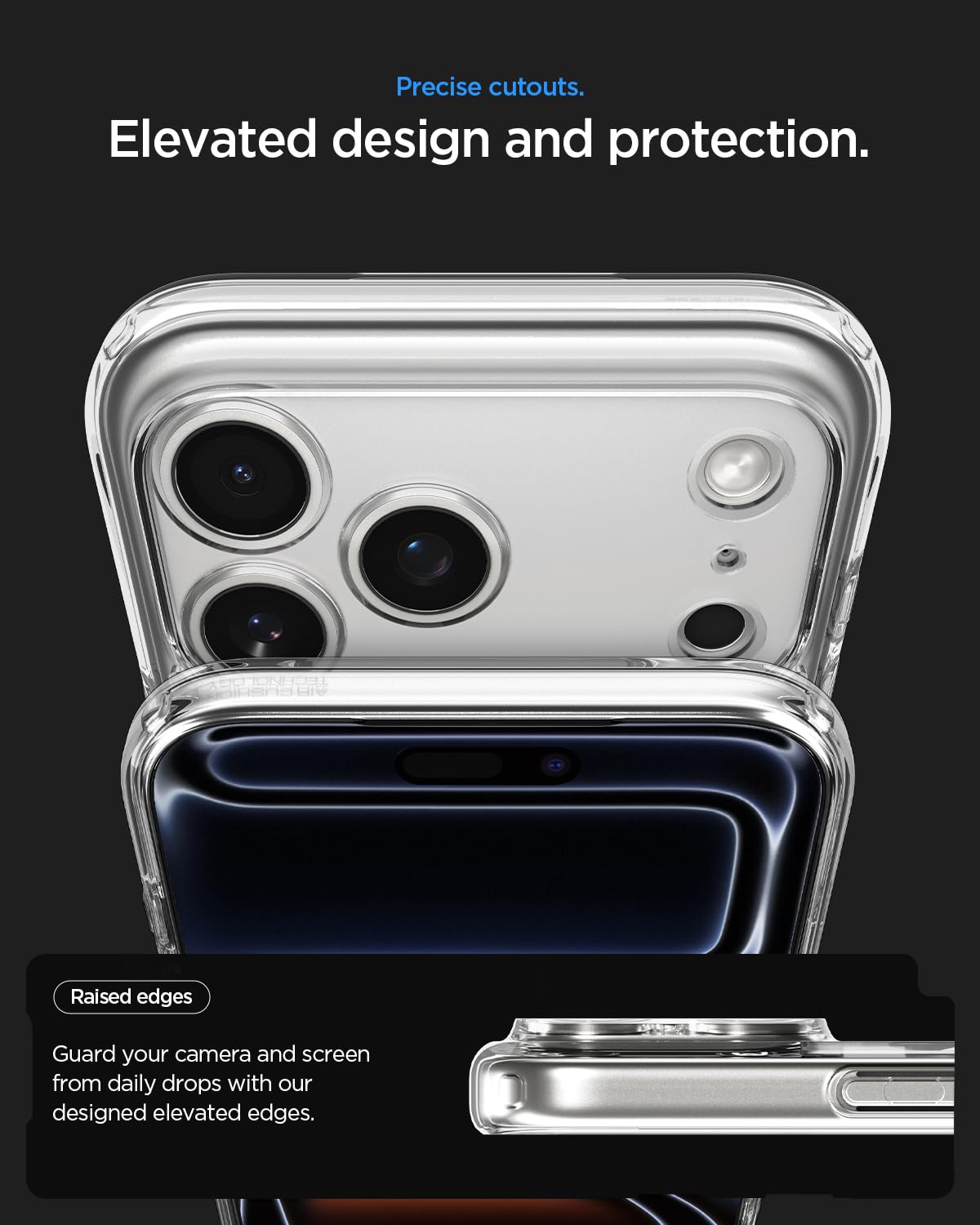 Spigen Ultra Hybrid MagFit Back Cover Case for iPhone 17 Pro, MagSafe Compatible, Air Cushion Technology - Polycarbonate + TPU | Zero One Natural Titanium