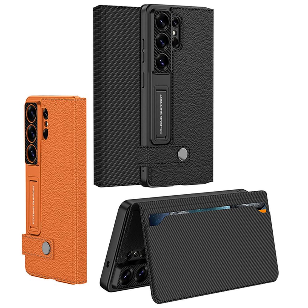 Samsung Galaxy S26 Ultra Premium Leather Wallet Case | Magnetic Flip Cover with Card Slots & Stand