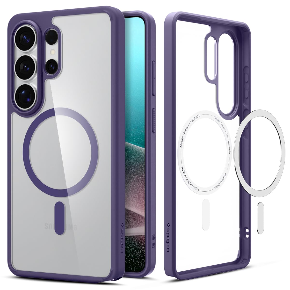 Spigen Ultra Hybrid MagFit | Samsung Galaxy S26 Ultra Case [Mil-Grade Certified Drop Protection] Galaxy S26 Ultra Back Cover | TPU+PC - Neo One