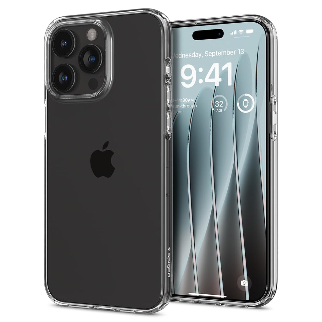 Spigen Liquid Crystal Back Cover Case for iPhone 16, Clear Transparent, Flexible Protection - TPU | Crystal Clear