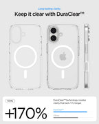 Flex Armor iPhone 17 Clear Case | Crystal Transparent Magsafe Hybrid Back Cover | TPU + Polycarbonate Shockproof Protection