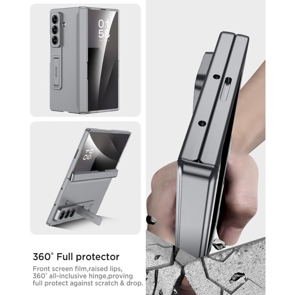 Flex Armor Ultra Hybrid Case for Samsung Galaxy Z Fold 7 | Magnetic Hinge Protection, Adjustable Kickstand & Screen Guard