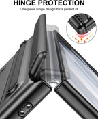 Flex Armor Leather Hinge Protection + S Pen Case Compatible with Samsung Galaxy Z Fold 8 Ultra