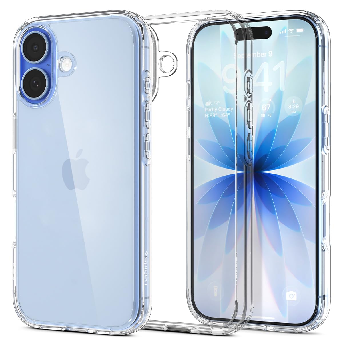 Flex Armor iPhone 17 Clear Case | Crystal Transparent Hybrid Back Cover | TPU + Polycarbonate Shockproof Protection
