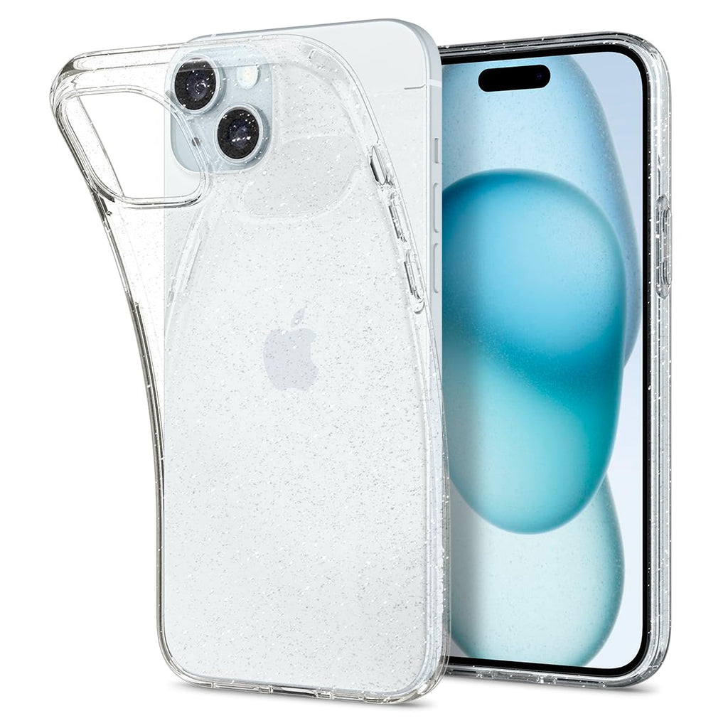 Spigen Liquid Crystal Back Cover Case for iPhone 16, Clear Transparent, Flexible Protection - TPU | Crystal Clear