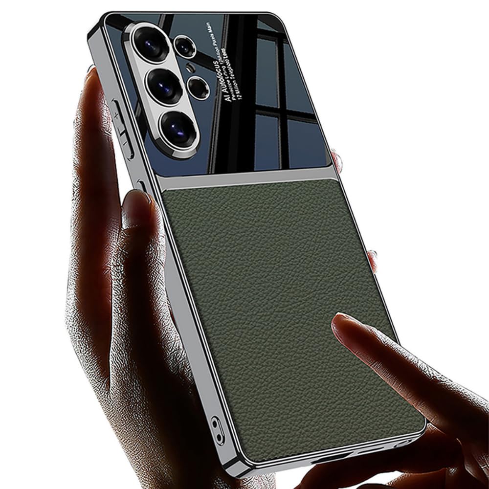 Flex Armor Premium Electroplate Leather Case for Samsung Galaxy S26 Ultra .