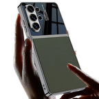 Flex Armor Premium Electroplate Leather Case for Samsung Galaxy S26 Ultra .