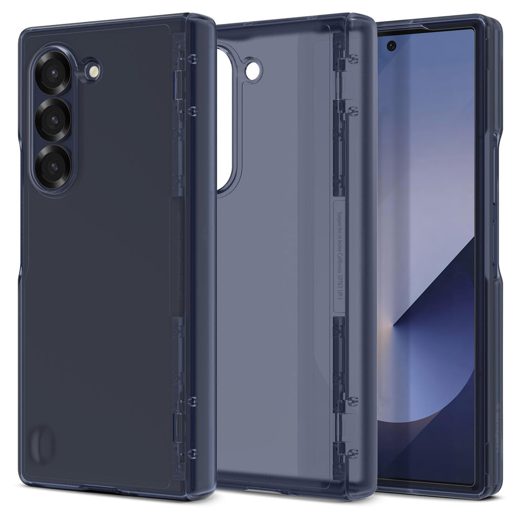 Spigen Ultra Hybrid Pro MagFit | Samsung Galaxy Z Fold7 Case [MagSafe] [Transparent] [Hinge Protection] Galaxy Z Fold 7 Back Cover | TPU+PC - Clear White