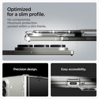 Spigen Ultra Hybrid Pro MagFit | Samsung Galaxy Z Fold7 Case [MagSafe] [Transparent] [Hinge Protection] Galaxy Z Fold 7 Back Cover | TPU+PC - Clear White