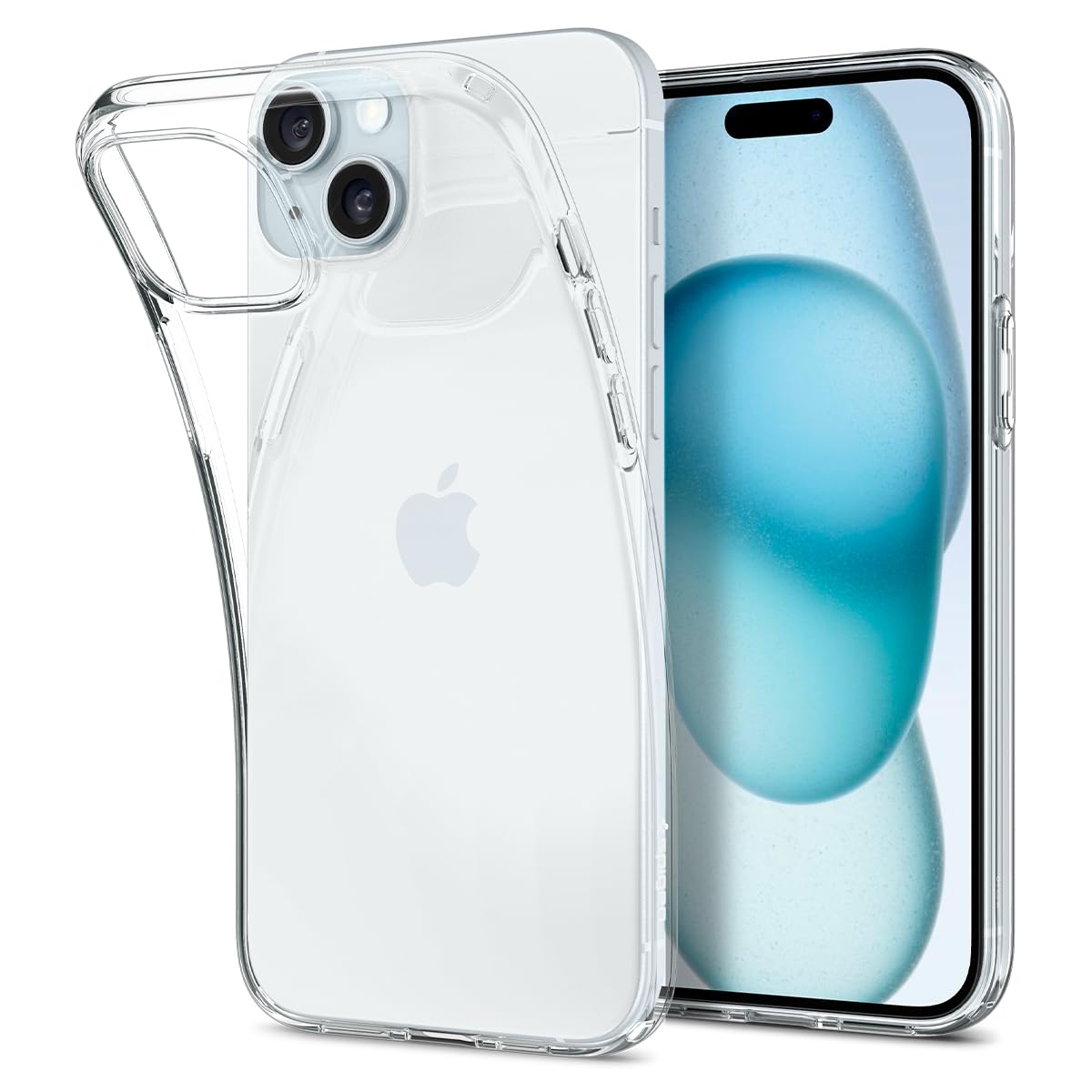 Spigen Liquid Crystal Back Cover Case for iPhone 16, Clear Transparent, Flexible Protection - TPU | Crystal Clear