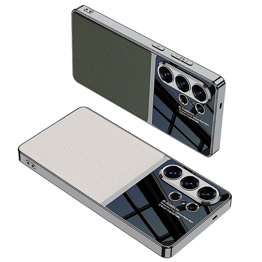 Flex Armor Premium Electroplate Leather Case for Samsung Galaxy S26 Ultra .
