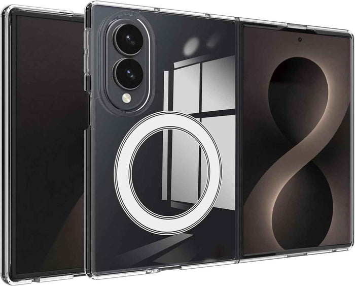 Flex Armor Magnetic Crystal Clear Case Compatible with Samsung Galaxy Z Fold 8 | Clear