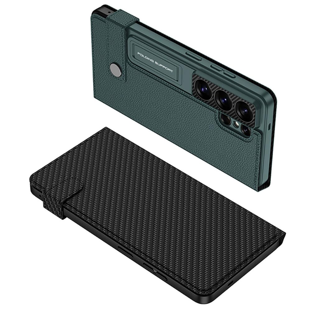 Samsung Galaxy S26 Ultra Premium Leather Wallet Case | Magnetic Flip Cover with Card Slots & Stand