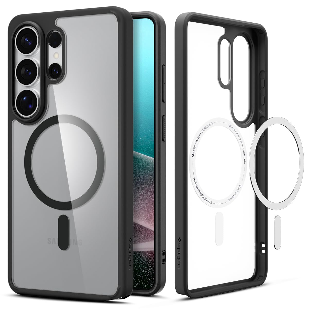 Spigen Ultra Hybrid MagFit | Samsung Galaxy S26 Ultra Case [Mil-Grade Certified Drop Protection] Galaxy S26 Ultra Back Cover | TPU+PC - Neo One