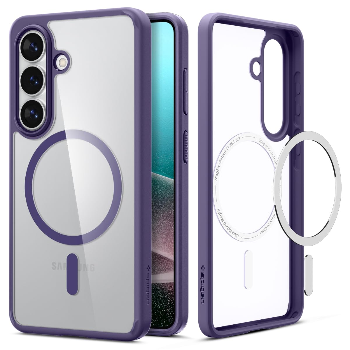 Spigen Ultra Hybrid MagFit | Samsung Galaxy S26 Ultra Case [Mil-Grade Certified Drop Protection] Galaxy S26 Ultra Back Cover | TPU+PC - Neo One