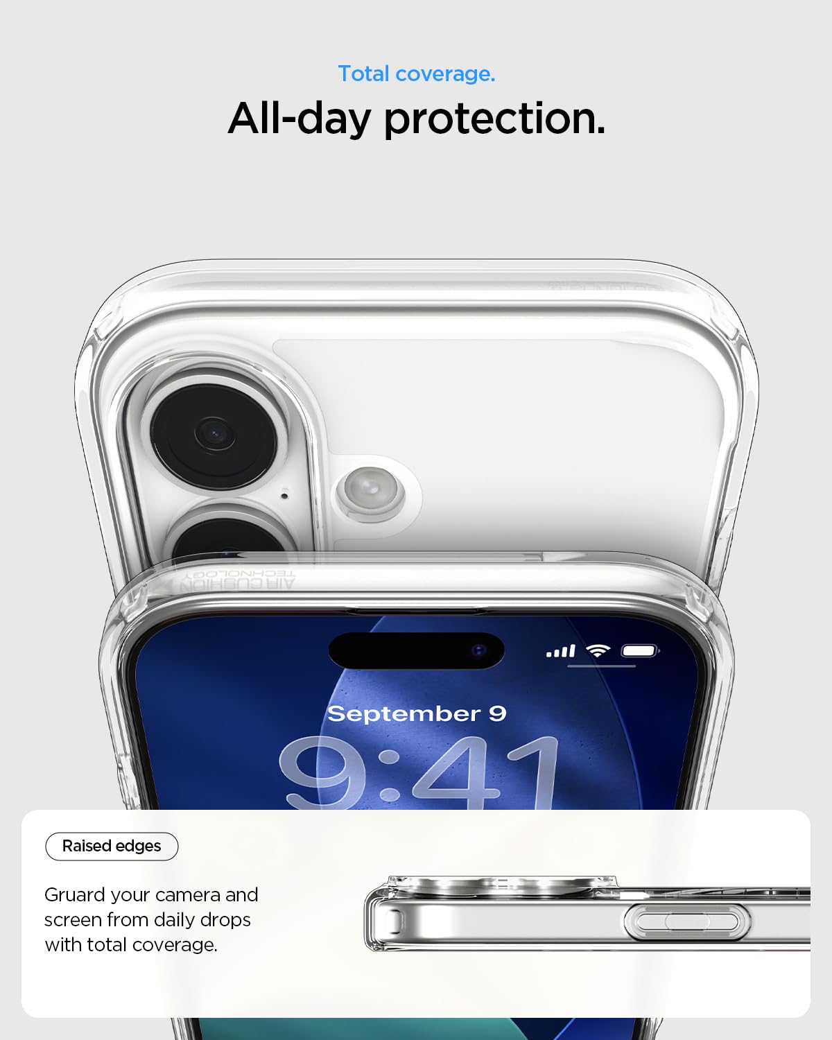 Flex Armor iPhone 17 Clear Case | Crystal Transparent Magsafe Hybrid Back Cover | TPU + Polycarbonate Shockproof Protection