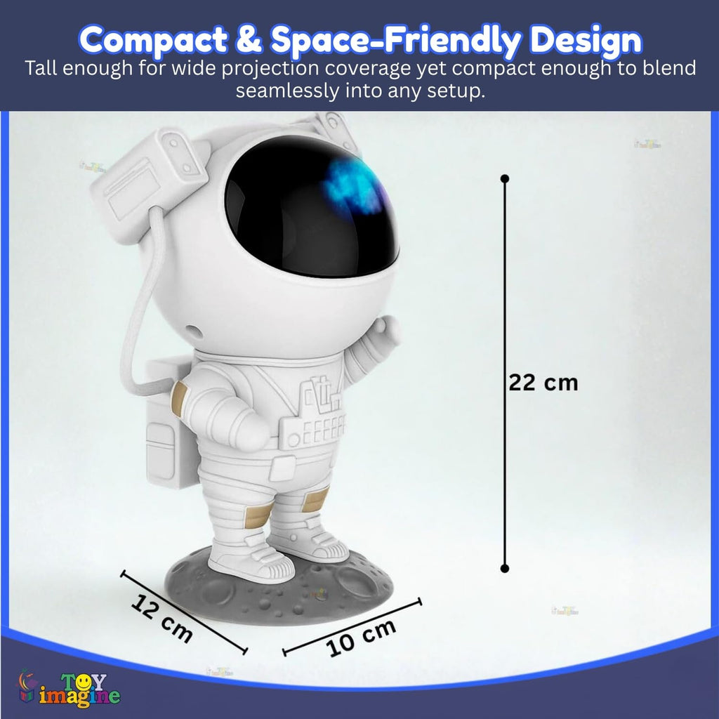 Flex Armor Astronaut Galaxy Projector | 360° Star Nebula Night Light with Remote Control