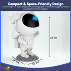 Flex Armor Astronaut Galaxy Projector | 360° Star Nebula Night Light with Remote Control