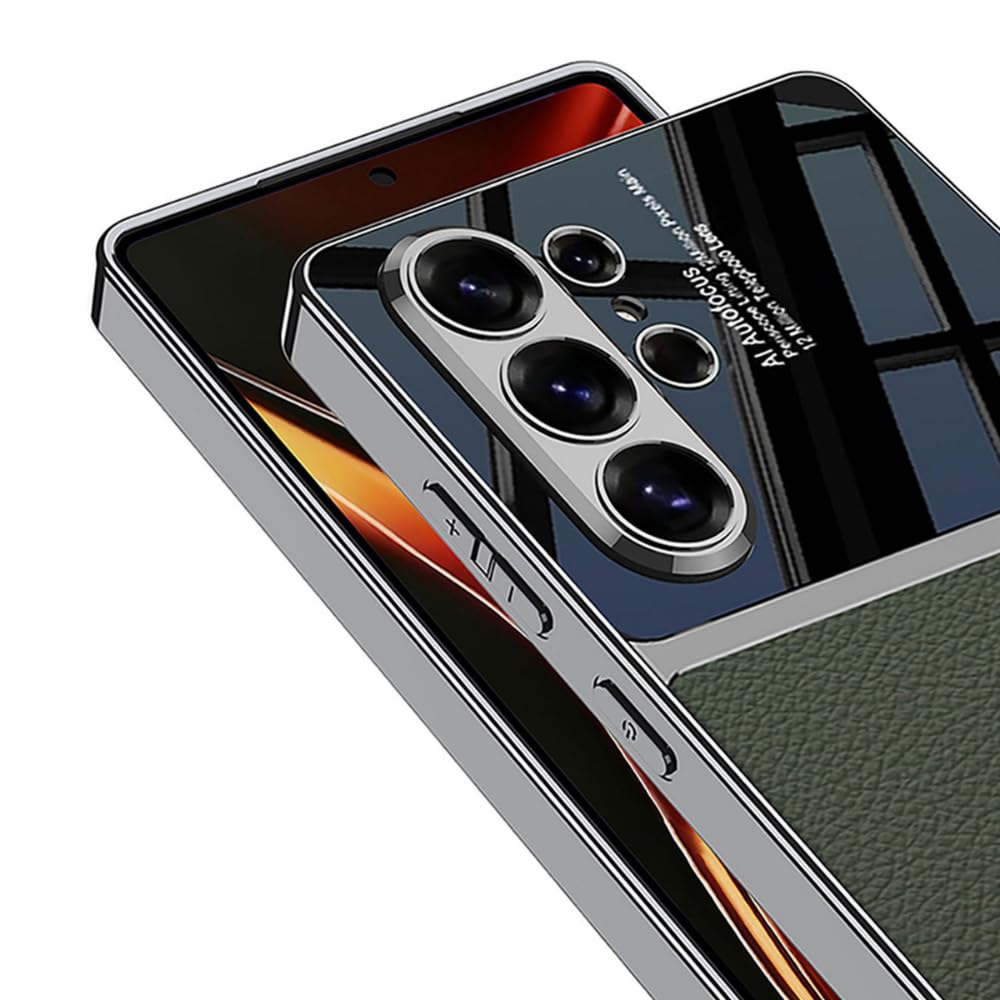 Flex Armor Premium Electroplate Leather Case for Samsung Galaxy S26 Ultra .