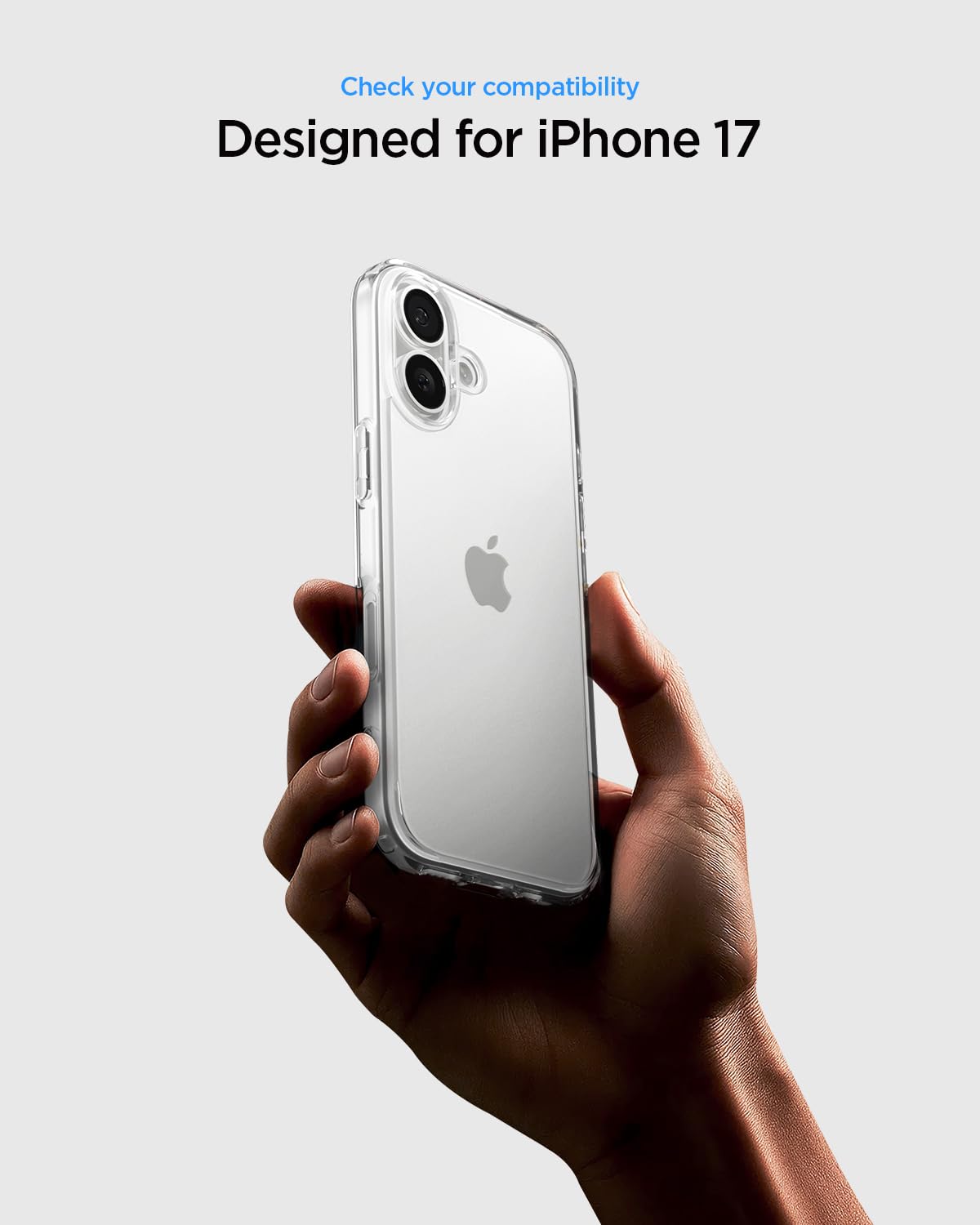 Flex Armor iPhone 17 Clear Case | Crystal Transparent Hybrid Back Cover | TPU + Polycarbonate Shockproof Protection