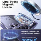 Magnetic Kickstand Clear Case for Samsung Galaxy S26 Ultra – Shockproof Protection & Anti-Scratch Design