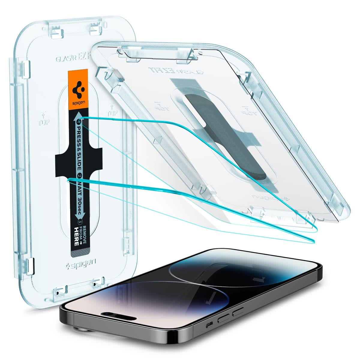 Spigen EZ Fit Tempered Glass Screen Protector Guard For iPhone 17 Pro Max / 16 Pro Max [2 Pack]