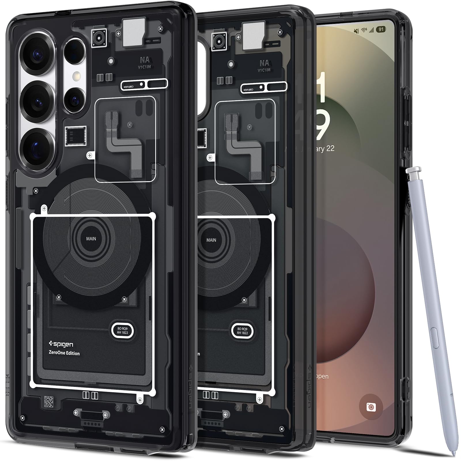 Spigen Ultra Hybrid MagFit | Samsung Galaxy S26 Ultra Case [Mil-Grade Certified Drop Protection] Galaxy S26 Ultra Back Cover | TPU+PC - Neo One