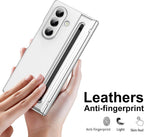 Flex Armor Z Fold 7 Luxury Leather Case | Hinge Protection, Kickstand, S Pen Holder