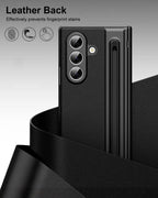 Flex Armor Leather Hinge Protection + S Pen Case Compatible with Samsung Galaxy Z Fold 8 Ultra