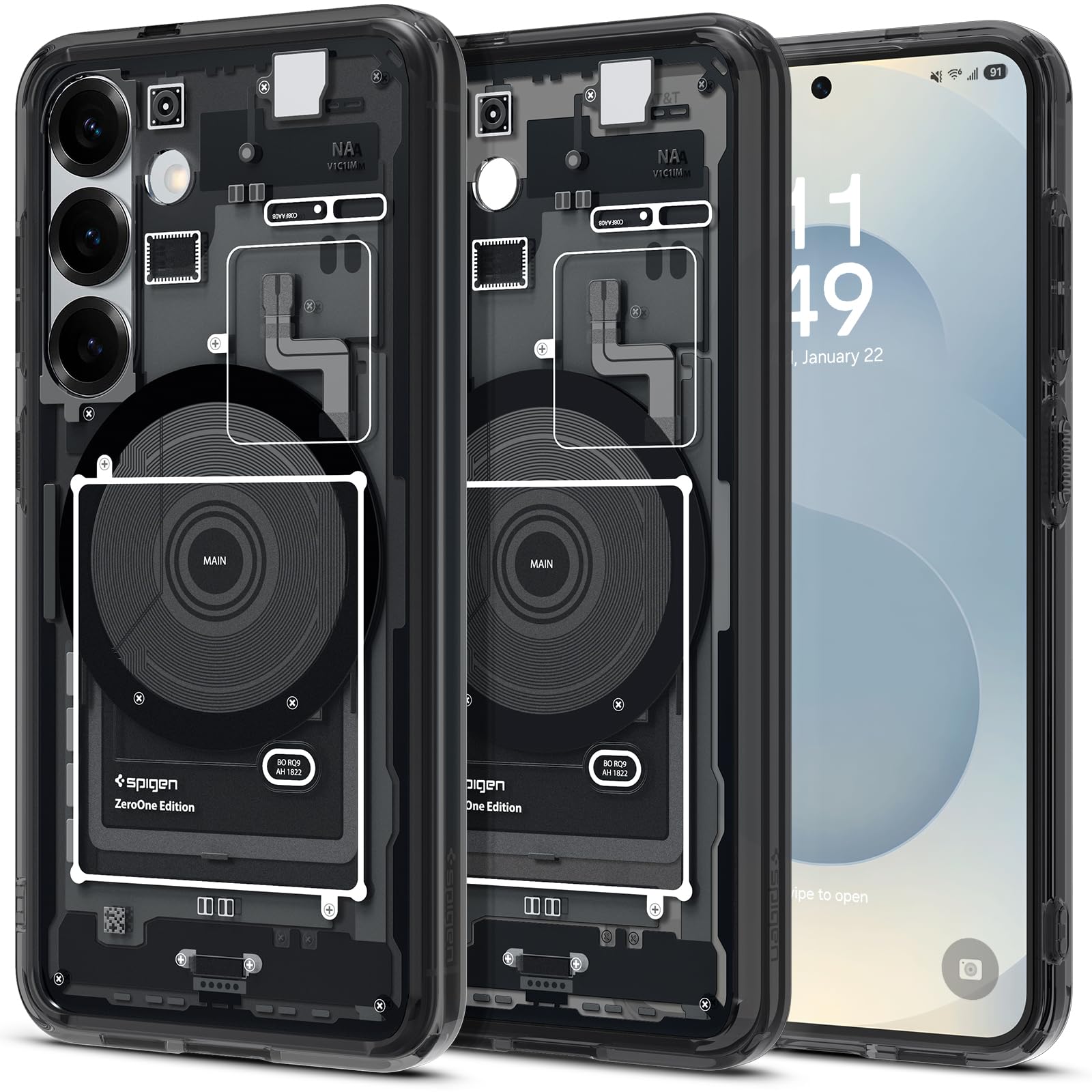 Spigen Ultra Hybrid MagFit | Samsung Galaxy S26 Ultra Case [Mil-Grade Certified Drop Protection] Galaxy S26 Ultra Back Cover | TPU+PC - Neo One