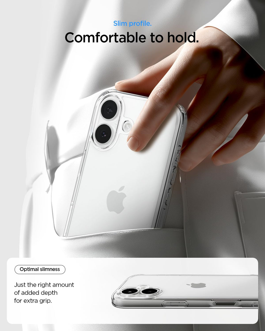 Flex Armor iPhone 17 Clear Case | Crystal Transparent Hybrid Back Cover | TPU + Polycarbonate Shockproof Protection