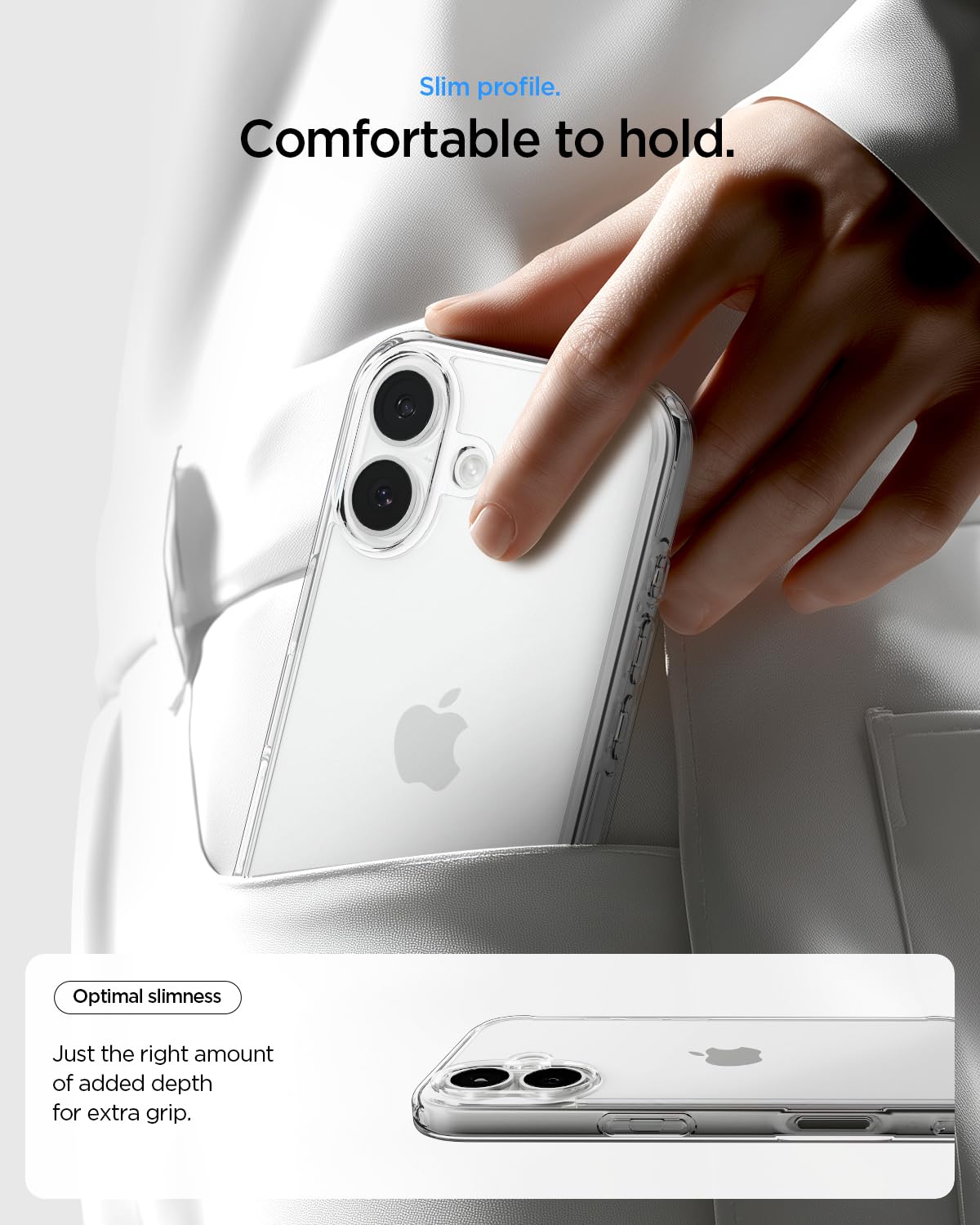 Flex Armor iPhone 17 Clear Case | Crystal Transparent Hybrid Back Cover | TPU + Polycarbonate Shockproof Protection